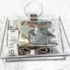 Vintage Havana Women's Molly Clear With Gold Clutch In Transparent In Multi