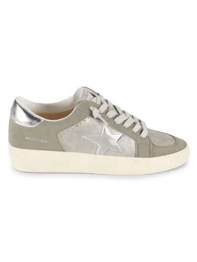 Vintage Havana Women's Momba Metallic Star Sneakers In Grey