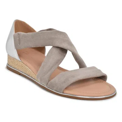 Vintage Havana Women's Pia Slide On Sandal In Light Gray