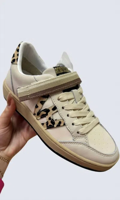 Vintage Havana Women's Pop Of Fun Tennis Shoes In Leopard Print In Multi