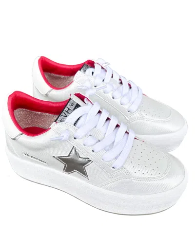 Vintage Havana Women's Ream 10 Sneaker In White/silver/red In Multi