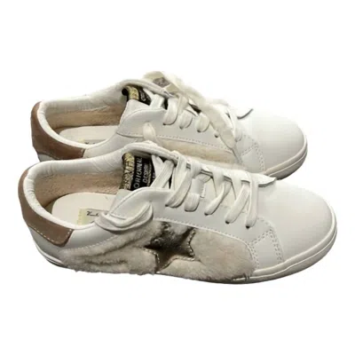 Vintage Havana Women's Sherpa Side Sneaker In White/blush In Multi