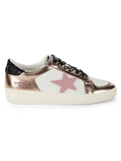 Vintage Havana Women's Star Colorblock Sneakers In Rose Gold