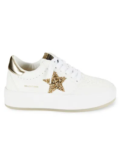 Vintage Havana Women's Star Low Top Sneakers In White Multi