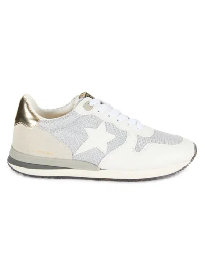Vintage Havana Women's Star Low Top Sneakers In White Taupe