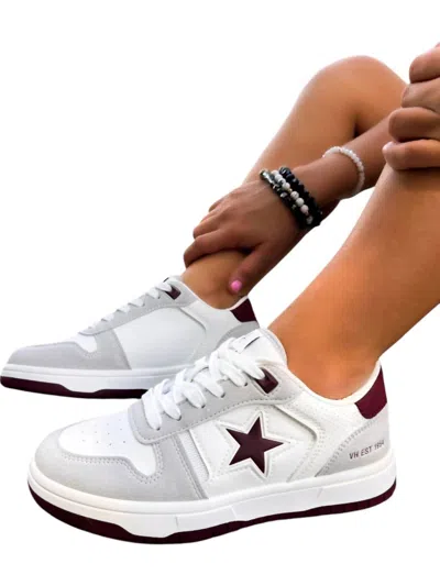 Vintage Havana Women's Step Up Sneakers Shoes In Grey White In Multi