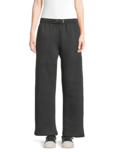 Vintage Havana Women's Surf Wash Wide-leg Pants In Black