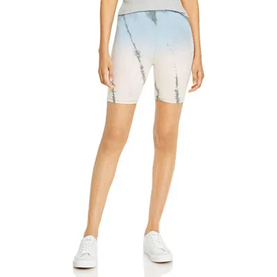 Vintage Havana Womens Yoga Fitness Bike Short In Blue
