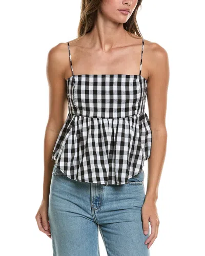 Vintage Havana Woven Flowy Top In Multi
