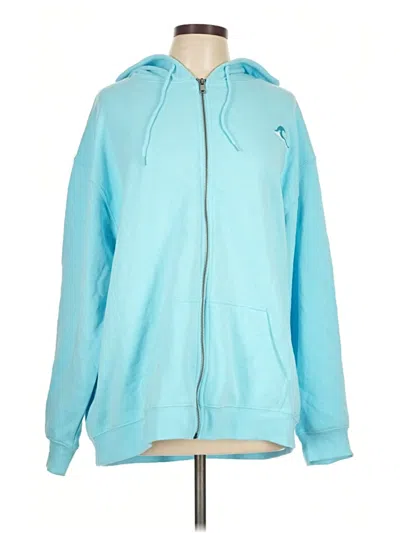 Pre-owned Vintage Havana Zip Up Hoodie In Blue