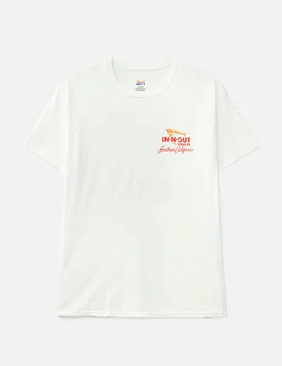Vintage In-n-out Burger T-shirt In White