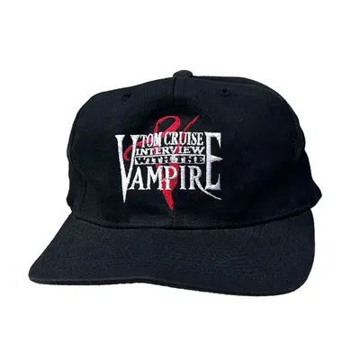 Pre-owned Vintage Interview With The Vampire 94 90's Tom Cruise Vtg Movie Cap In Black