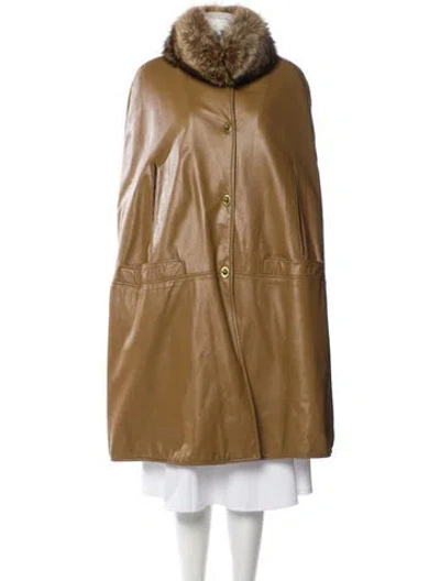 Pre-owned Vintage Late 1960's - Early 1970's Cape In Brown
