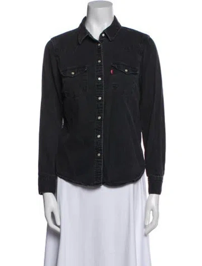 Pre-owned Vintage Levi's Denim Jacket In Black