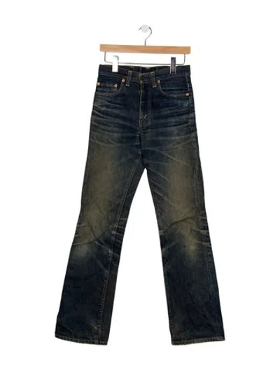 Pre-owned Vintage Levi's High-rise Flared Jeans In Blue