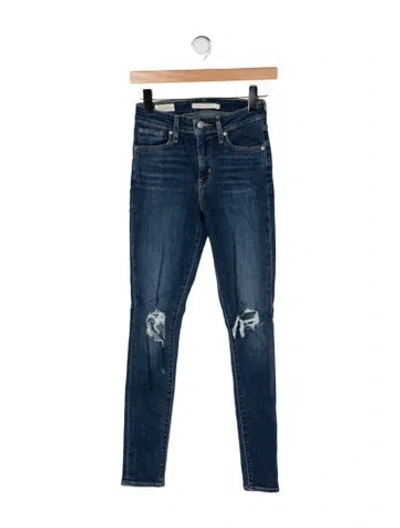 Pre-owned Vintage Levi's High-rise Skinny Leg Jeans In Blue