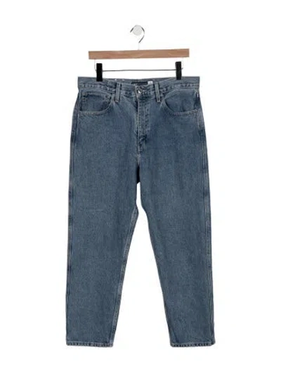 Pre-owned Vintage Levi's High-rise Straight Leg Jeans In Blue