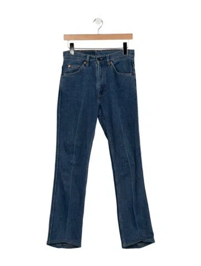 Pre-owned Vintage Levi's High-rise Straight Leg Jeans In Blue