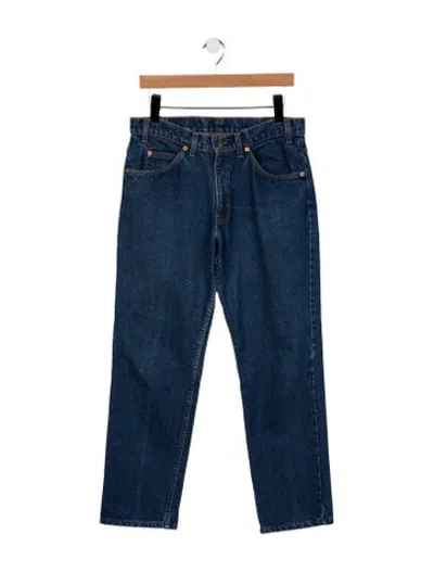 Pre-owned Vintage Levi's High-rise Straight Leg Jeans In Blue