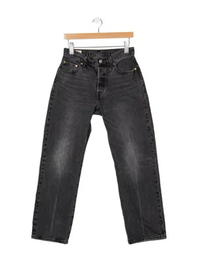 Pre-owned Vintage Levi's High-rise Straight Leg Jeans In Multicolor