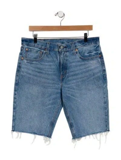 Pre-owned Vintage Levi's High-rise Wide Leg Jeans In Blue