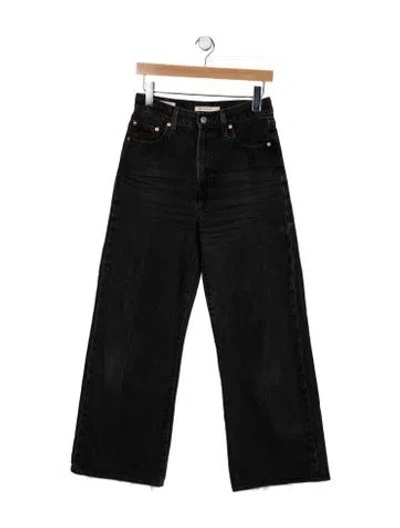 Pre-owned Vintage Levi's High-rise Wide Leg Jeans In Multi