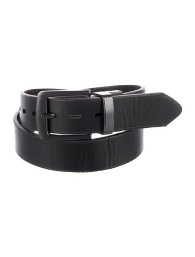 Pre-owned Vintage Levi's Leather Belt In Black