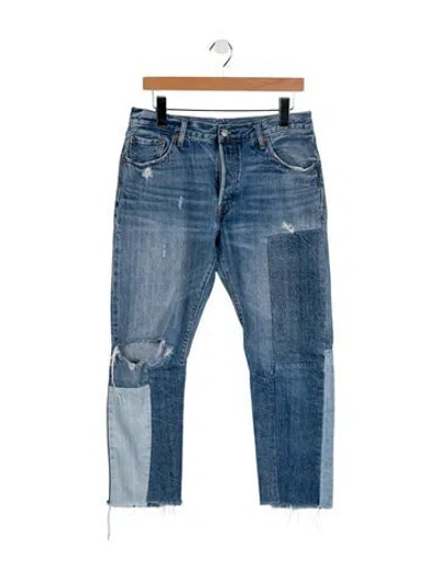 Pre-owned Vintage Levi's Low-rise Straight Leg Jeans In Blue