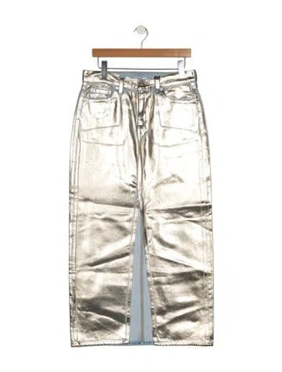 Pre-owned Vintage Levi's Midi Length Skirt W/ Tags In Multi