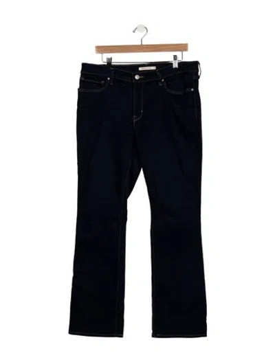 Pre-owned Vintage Levi's Mid-rise Flared Jeans In Blue