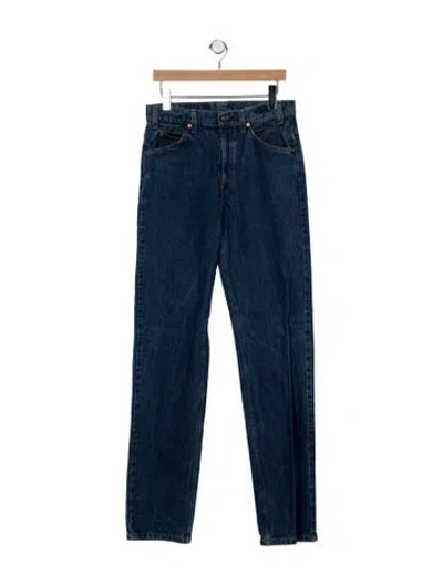 Pre-owned Vintage Levi's Mid-rise Straight Leg Jeans In Blue