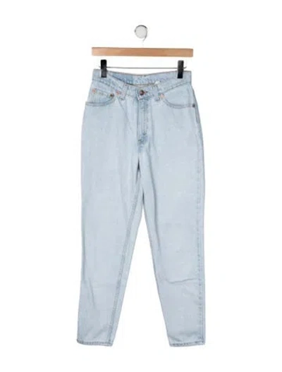 Pre-owned Vintage Levi's Mid-rise Straight Leg Jeans In Blue