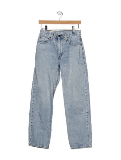 Pre-owned Vintage Levi's Mid-rise Straight Leg Jeans In Blue