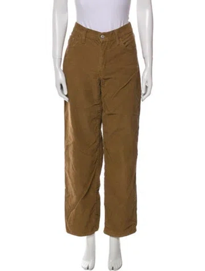 Pre-owned Vintage Levi's Mid-rise Straight Leg Jeans In Brown