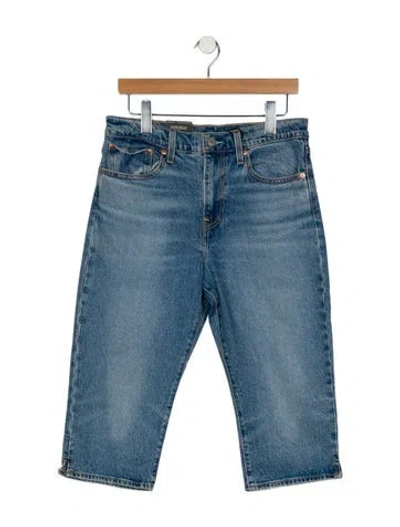 Pre-owned Vintage Levi's Mid-rise Straight Leg Jeans W/ Tags In Blue