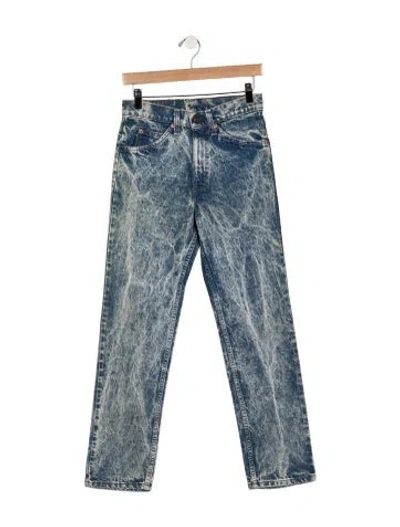 Pre-owned Vintage Levi's Mid-rise Straight Leg Jeans W/ Tags In Blue