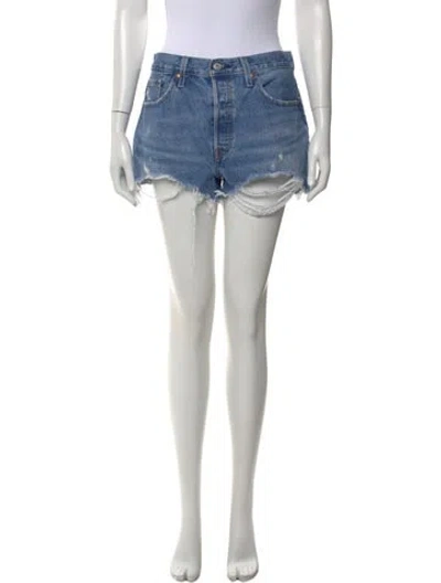 Pre-owned Vintage Levi's Mini Shorts In Blue