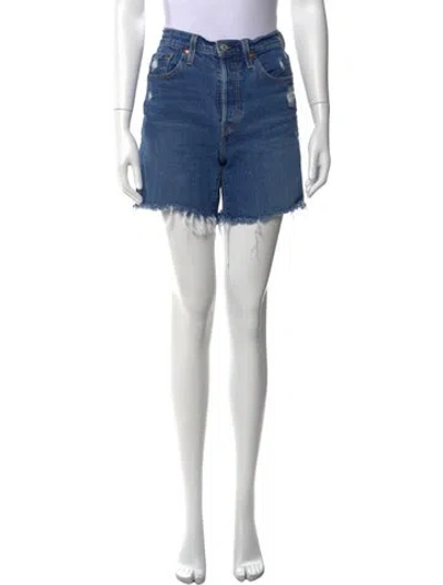 Pre-owned Vintage Levi's Mini Shorts In Blue