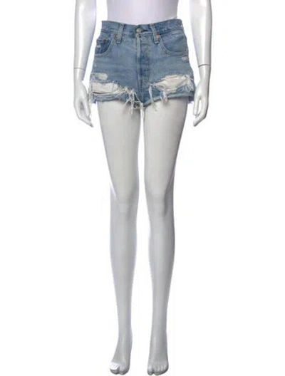 Pre-owned Vintage Levi's Mini Shorts In Blue