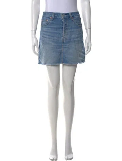 Pre-owned Vintage Levi's Mini Skirt In Blue
