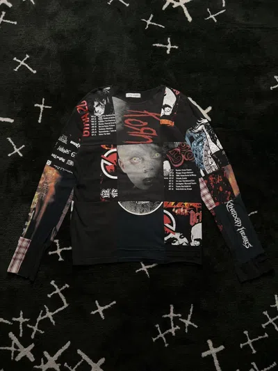 Pre-owned Vintage Loin Armis - Patch Work Long Sleeve (1/1) In Black