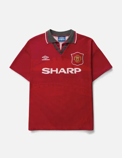 Vintage Manchester United 1994-1996 Umbro Shirt #7 Cantona In Red