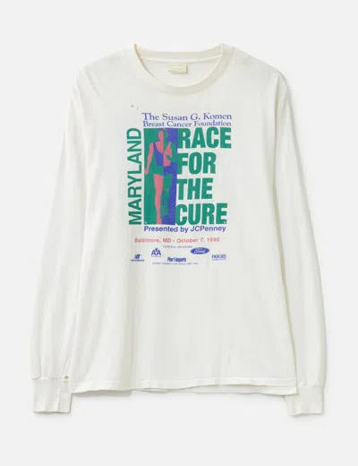 Vintage Maryland Race For The Cure L/s In White