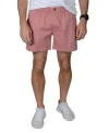 Vintage Men's Elastic Waist Pull-on 5.5" Shorts In Chs Brick