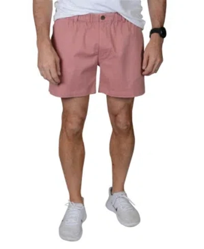 Vintage Men's Elastic Waist Pull-on 5.5" Shorts In Chs Brick