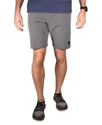 Vintage Men's Micro Graph Flat Front Gurkha Shorts In Gray