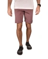 Vintage Men's Micro Graph Flat Front Gurkha Shorts In Port