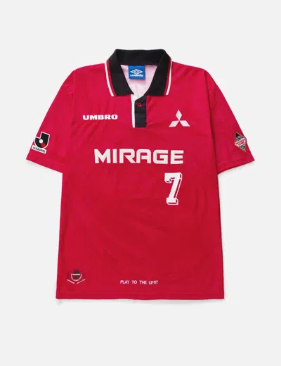 Vintage Mitsubishi Urawa Reds Fc 1997 Umbro Home Player Issue Shirt #7 Okano