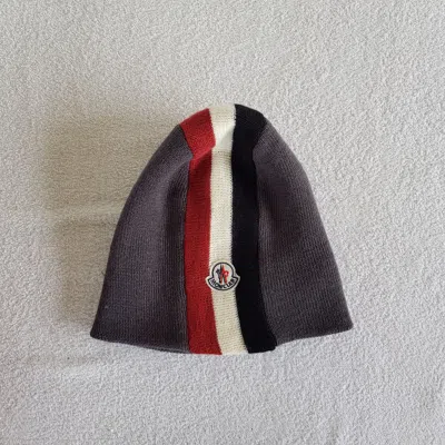 Pre-owned Vintage Moncler Hats Moncler Beanie Snow Cap - Ac10671 In Multicolor