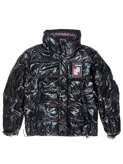 Pre-owned Vintage Mountain Homme Inspired Moncler Puffer Jacket In Black